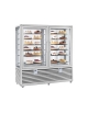 VETRINA GELATERIA DOPPIA VERTICALE STATICA -15° -25° C - N° 2 PORTE CON 2 MOTORI - 848 lt - CM 138X62X189,5H