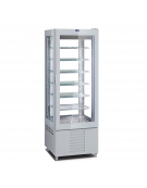 VETRINA GELATERIA DOPPIA VERTICALE STATICA 2 PORTE CON 1 MOTORE CM 118X62X189,5H