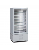 VETRINA GELATERIA VERTICALE STATICA 1 PORTA CON 1 LATO A VETRO -15° / -24°C - 600 lt - CM 85X65X190H