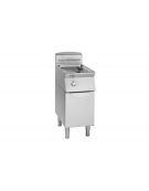 Friggitrice a gas 1 vasca Lt 17 su mobile DIMENSIONI CM.40x70x85h