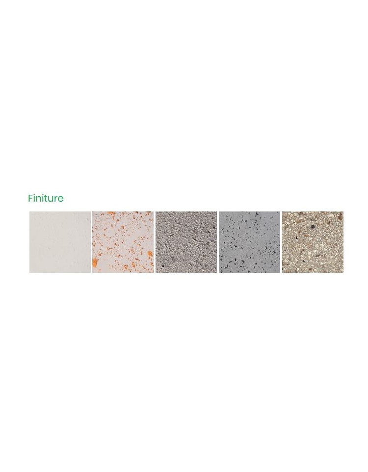 Vaso da fiori rotondo Mika Slim 40 cm con inserto Bianco Vaso da fiori rotondo Mika Slim 40 cm con inserto Bianco