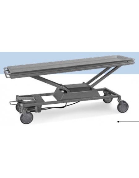 Carrello trasporto salme elevabile ed inclinabile