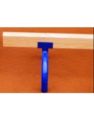 Asse di equilibrio in legno, altezza fissa cm 30, lunghezza mt 3