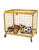 Carrello contenitore porta palloni in rete verniciato smontabile cm 100x75x90h