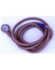 Fune per palco salita da mt 6 - diametro mm 28 - con asola anello e terminale in pvc