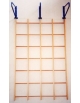 Quadro svedese in legno a 24 fori oscillante con attacchi acciaio - cm 230 x 350h