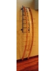 Scala ortopedica curva montanti in legno - Lunghezza mt 3,00