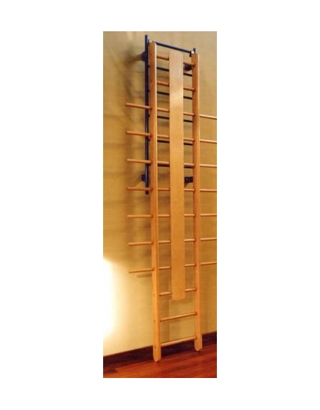 Scala ortopedica dritta montanti in legno. Lunghezza mt 3,00