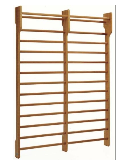 Spalliera svedese ad 2 campate in legno. Fornita smontata  Dimensioni cm 180 x 250 h.