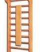 Tavoletta per spalliera in legno - cm 183x18 - spessore mm 5