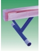 Trave di equilibrio femminile in legno altezza fissa cm 50 -  Lunghezza mt  5