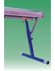 Trave di equilibrio femminile in legno a norma Fig - altezza graduabile cm 50-120 - lunghezza mt 5