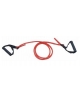 Elastico tubolare colore Rosso con maniglie - poco resistente - lunghezza elastico cm 160