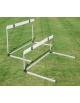 Ostacolo alluminio con staggio in abs, regolabile cm 45 - 50 - 60 - 70 - 76,2