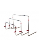 Ostacolo alluminio bilanciato a ritorno automatico - regolazione ogni 5 cm da 55 a 85 cm - largo cm 82