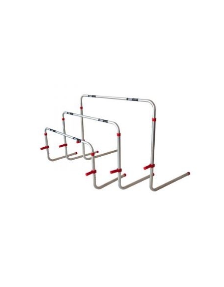 Ostacolo alluminio bilanciato a ritorno automatico - regolazione ogni 5 cm da 55 a 85 cm - largo cm 82