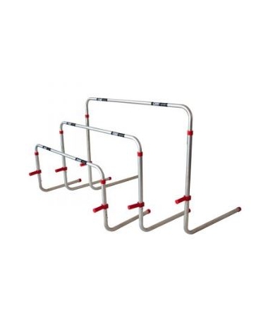Ostacolo alluminio bilanciato a ritorno automatico - regolazione ogni 5 cm da 66 a 106 cm -  largo 88 cm.