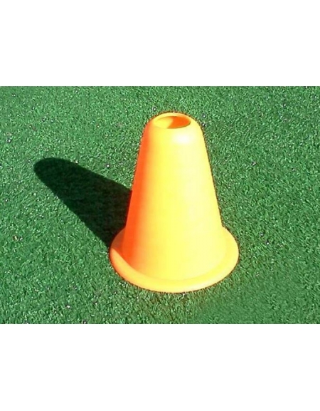 Cono calpestabile alto 13 cm. in pvc morbido, senza fori