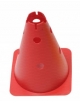 Cono altezza cm 30 con 8 fori - colore Rosso