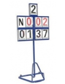 Segnalatore numerico a 8 cifre con base.
