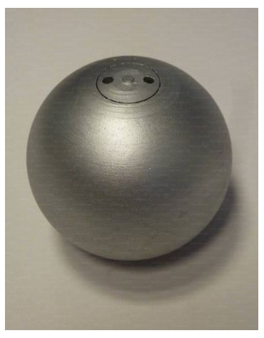 Palla getto in metallo tarata da kg.2.