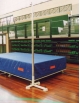 Materasso densità 16 taglio 45° rivestito materiale plastico ignifugo classe 2 - fondo antiscivolo - cm 200x400x50h