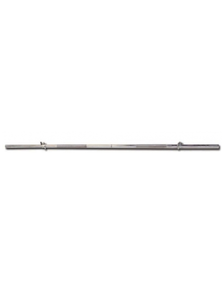 Bilanciere da allenamento di acciaio cromato, diametro mm 25, Lunghezza cm 180.