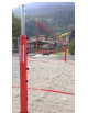Impianto beach volley e beach tennis pali diametro mm 70 in acciaio zincato a caldo per esterni