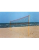 Impianto tempo libero con rete e picchetti con rete beach volley da mt. 6,5x1