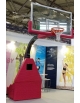 Mezzo impianto basket 3x3 oleodinamico manuale, tabellone  cm 180x105 - Sbalzo cm 225  con indicatore 24 secondi.