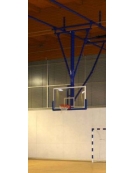 Impianto basket a soffitto elettrificato norme FIBA