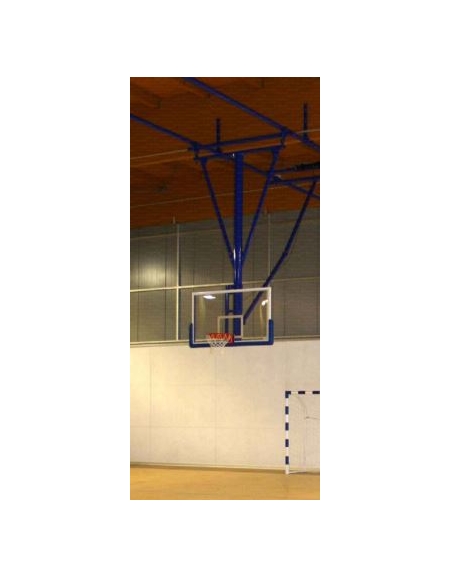 Impianto basket a soffitto elettrificato norme FIBA