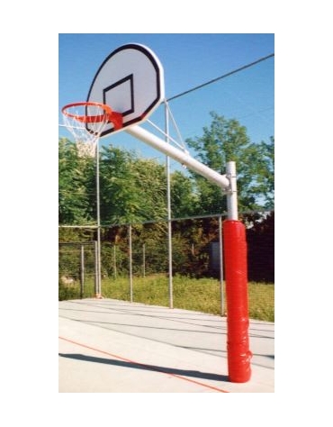 Protezione antinfortunistica spessore 3 cm. per impianto basket monotubo.