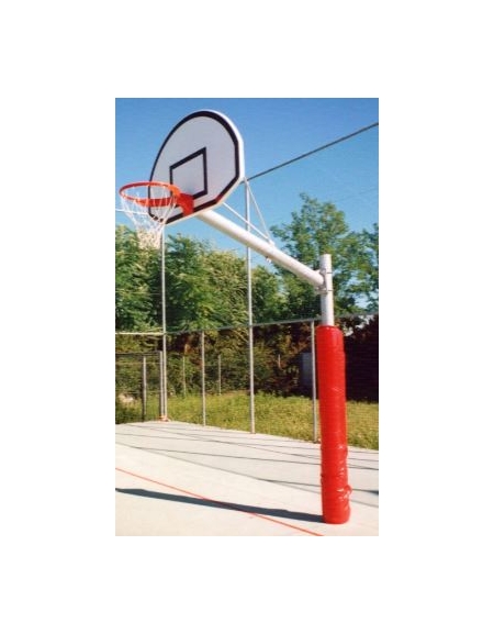 Protezione antinfortunistica spessore 3 cm. per impianto basket monotubo.