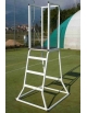Seggiolone per arbitro pallavolo in alluminio - Ingombro a terra cm 109 x 96