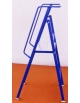 Palchetto per arbitro chiudibile a libro, piano in alluminio - cm 85x140