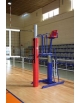 Palchetto per arbitro pallavolo piedi-seduto con ruote, norme F.I.P.A.V. - cm 80x120