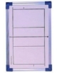 Lavagna volley magnetica, con pedine, pennarello e cancellino - cm 30x45