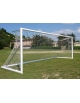 Porta calcio singola cm 732x244 in alluminio sez. mm 100x120, mobili, gomiti saldati, autoportante