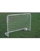 Coppia porte minicalcio in acciaio, adatte ai bambini cm 150x110 complete di rete