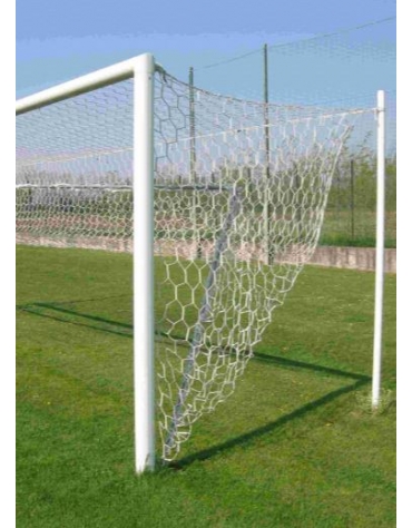 Coppia ribaltine da applicare sulle porte da calcio 7.32x2.44 m. con palo in alluminio sez. 120x100 mm