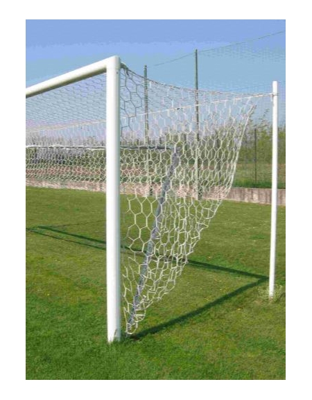 Coppia ribaltine da applicare sulle porte da calcio 7.32x2.44 m. con palo in alluminio sez. 120x100 mm