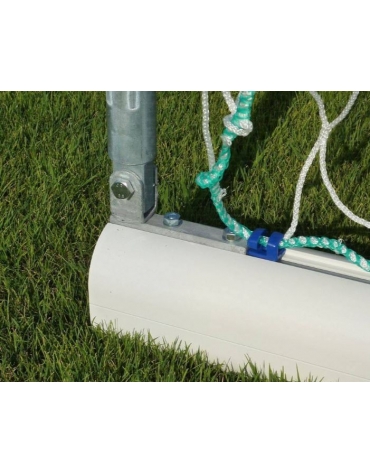 Coppia ribaltine da applicare sulle porte da calcio 7.32x2.44 m. con palo in alluminio sez. 120x100 mm