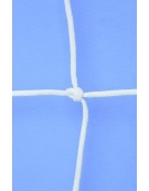 Coppia reti calcio in polietilene diam. 4,5 mm., annodata,maglia 12x12 cm., tipo inglese.