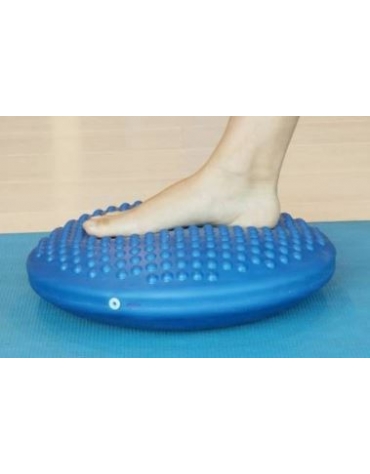 Disco propriocettivo in gomma gonfiabile. Diametro 39 cm.