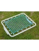 Telaio con rete cm 60x50 con impugnature - adatto ad allenamento calcio