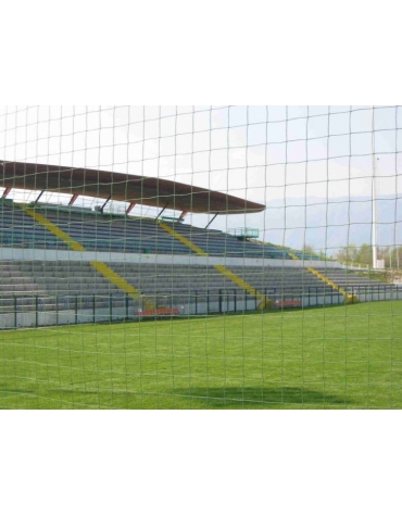 Rete in polietilene verde ø mm 3 maglia cm. 10x10. Certificata UNI-EN 1263-1.