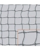 Rete in nylon bianca ø mm. 1,5 maglia cm. 2x2 ferma oggetti per stadi, bordata - Prezzo al mt/q