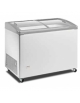 Congelatore orizzontale con vetri bombati da Lt. 273 - Refrigerazione statica -18° -25°C -  cm 106,3x67x90h