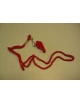 Fischietto in plastica con cordino